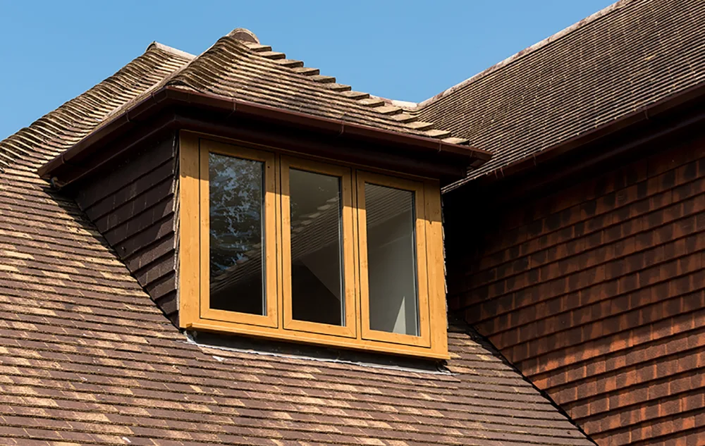 Flush sash window on a dormer roof in Glasgow